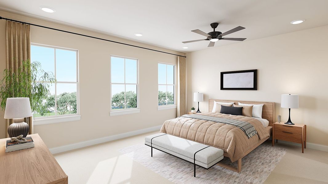 Representative furnished interior of a home built from the Duncan by Tri Pointe Homes in Old Town Village, Waxhaw (Image 9).