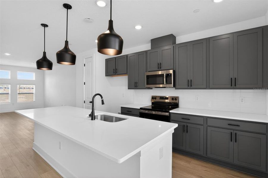 Furnished interior view inside a new home in , Winter Garden (Image 15).