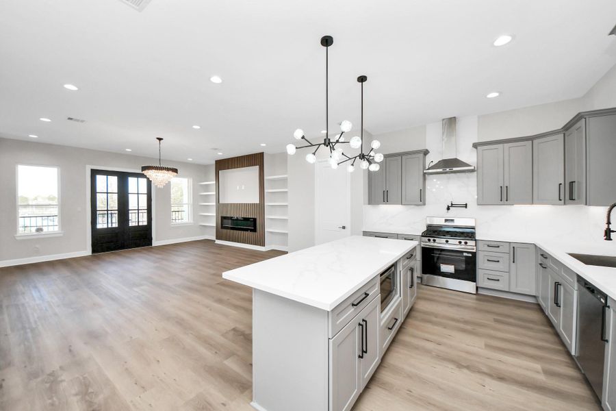 Furnished interior view inside a new home in , Houston (Image 11).