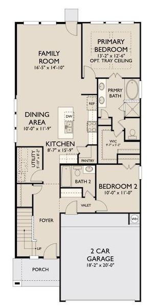 2D floor plan layout of this home in Bergamo, Katy, TX (Image 2). 2D floor plan layout of this home in Bergamo, Katy, TX (Image 2).