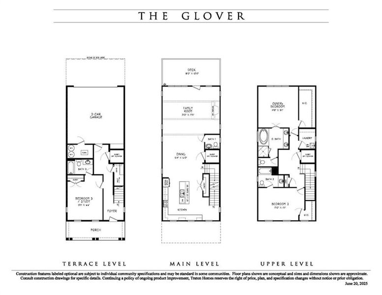 2D floor plan layout of this home in Archerfield, Smyrna, GA (Image 4).