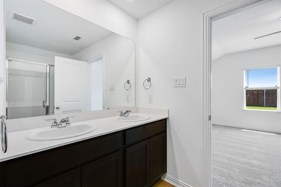 Furnished interior view inside a new home in River Ridge, Crandall (Image 14).