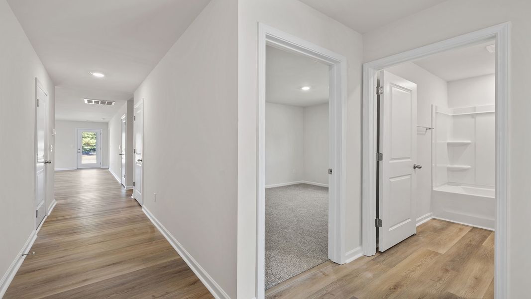 Spacious, unfurnished interior of a new home in Village Grove, Greenville (Image 11). Spacious, unfurnished interior of a new home in Village Grove, Greenville (Image 11).