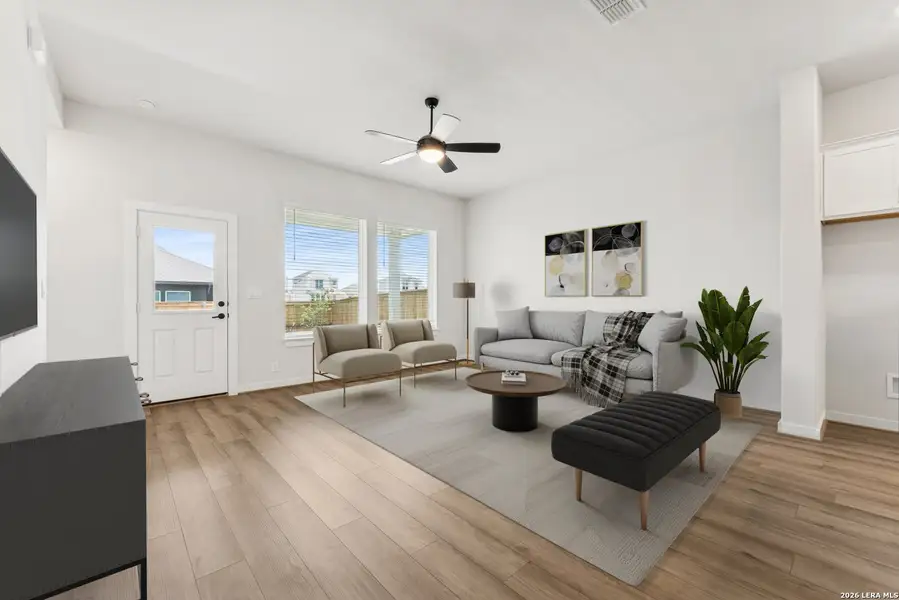 Furnished interior view inside a new home in , New Braunfels (Image 3).