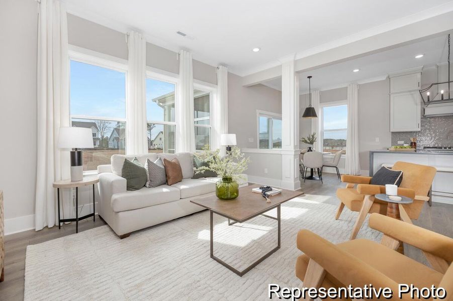 Furnished interior view inside a new home in , Ridgeville (Image 9).