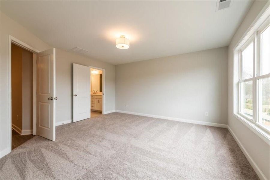 Spacious, unfurnished interior of a new home in Townes at South Main, Kennesaw (Image 31).