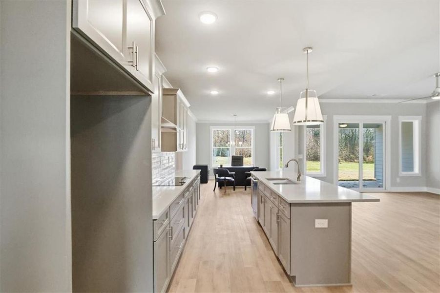 Furnished interior view inside a new home in , Statham (Image 11).