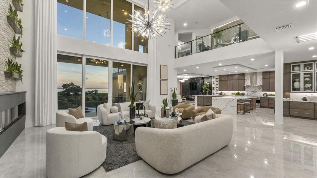 Furnished interior view inside a new home in Legends Bay, Bradenton (Image 76).
