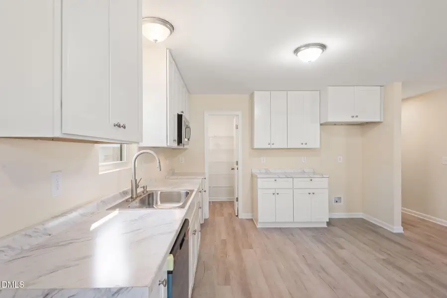 Kitchen View from dining toward Addition