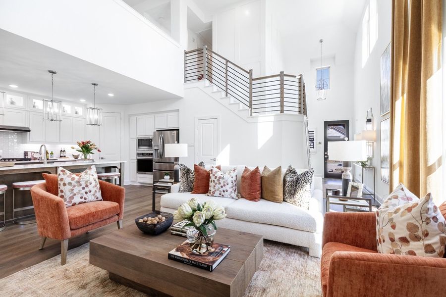 Representative Family Room - some options shown