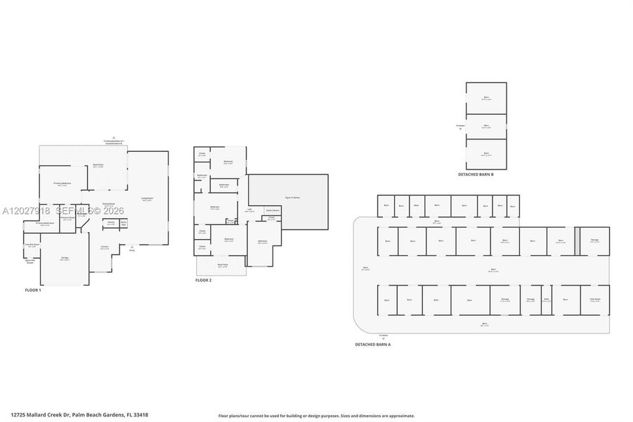 2D floor plan layout of this home in , Palm Beach Gardens, FL (Image 7).