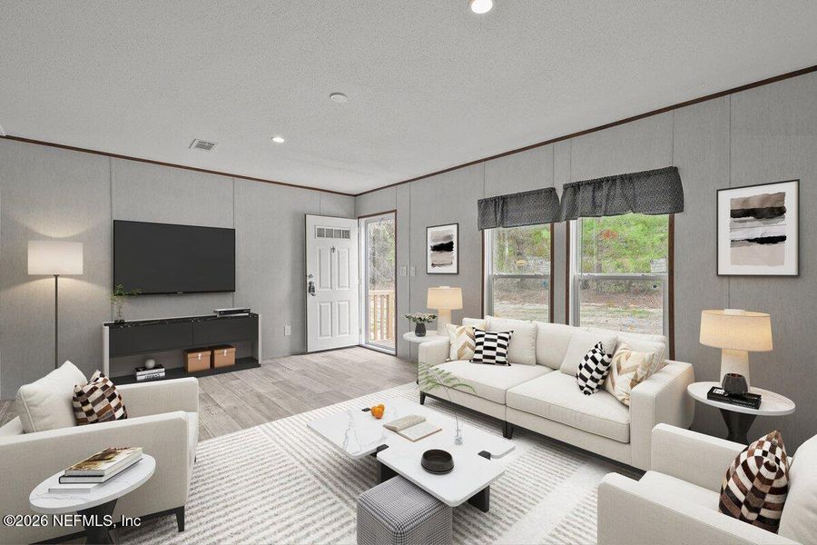 Furnished interior view inside a new home in , Hawthorne (Image 10).