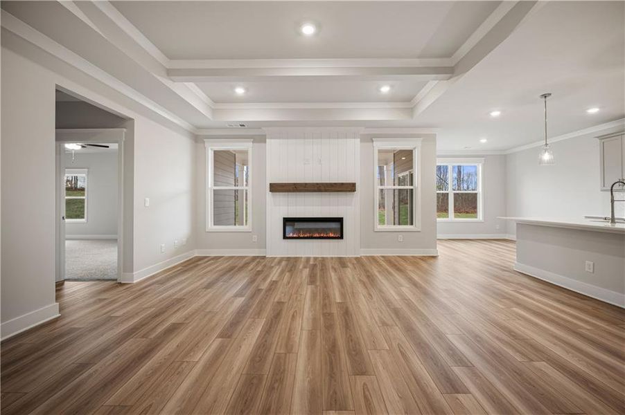 Spacious, unfurnished interior of a new home in Rosewood Lake Preserve, Hoschton (Image 20).