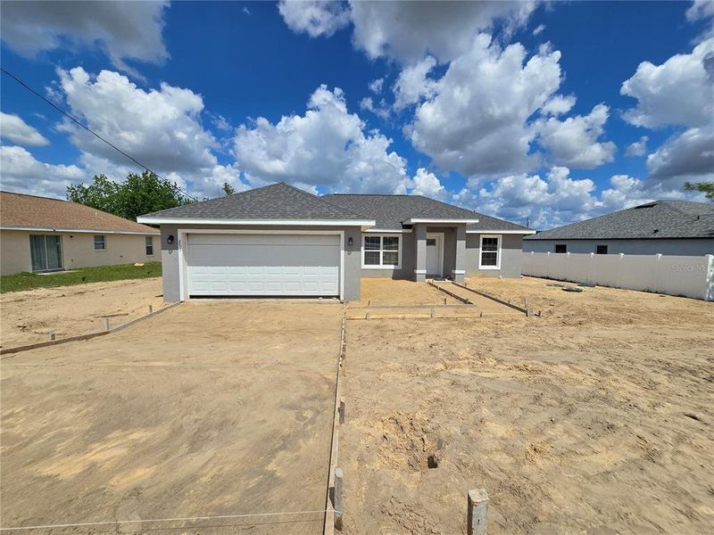 In-progress construction of a new home in , Ocala, FL (Image 32).