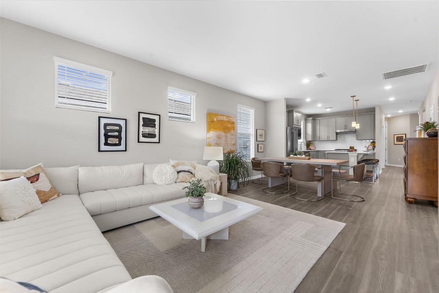 Furnished interior view inside a new home in , Summerville (Image 10).