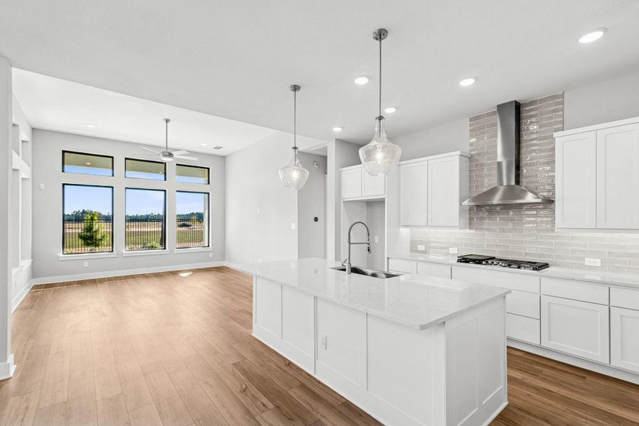 Furnished interior view inside a new home in ARTAVIA 50' Homesites, Conroe (Image 8).