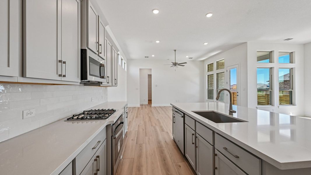 Furnished interior view inside a new home in Flora, Hutto (Image 12).