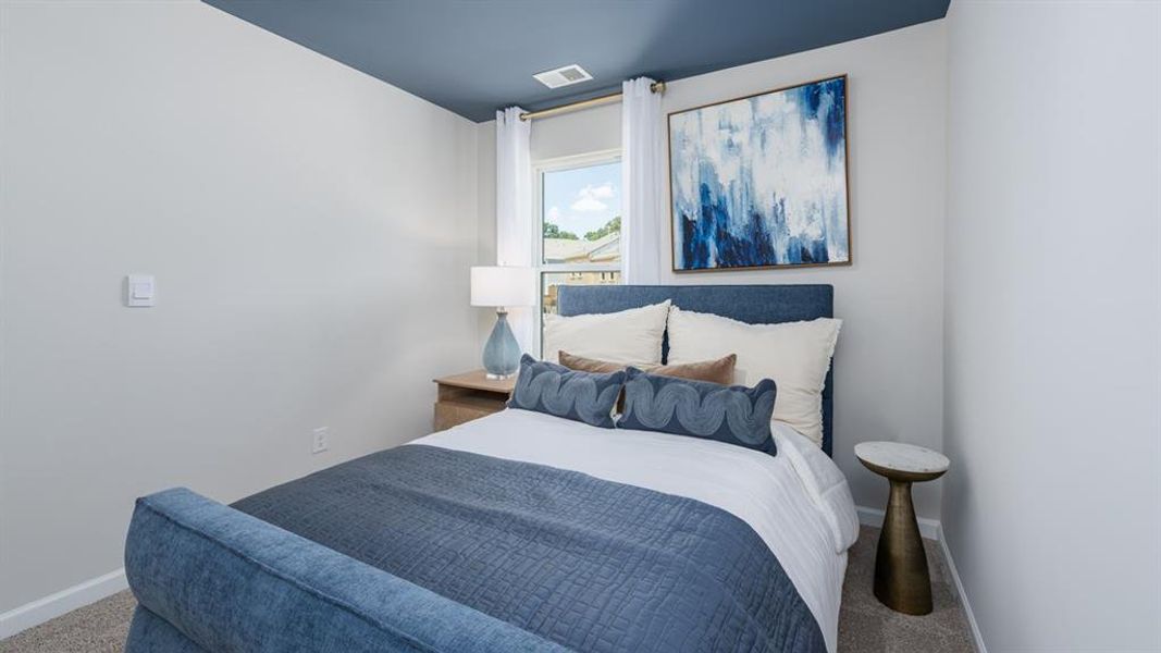 Furnished interior view inside a new home in Townes at Asbury, Hapeville (Image 25).
