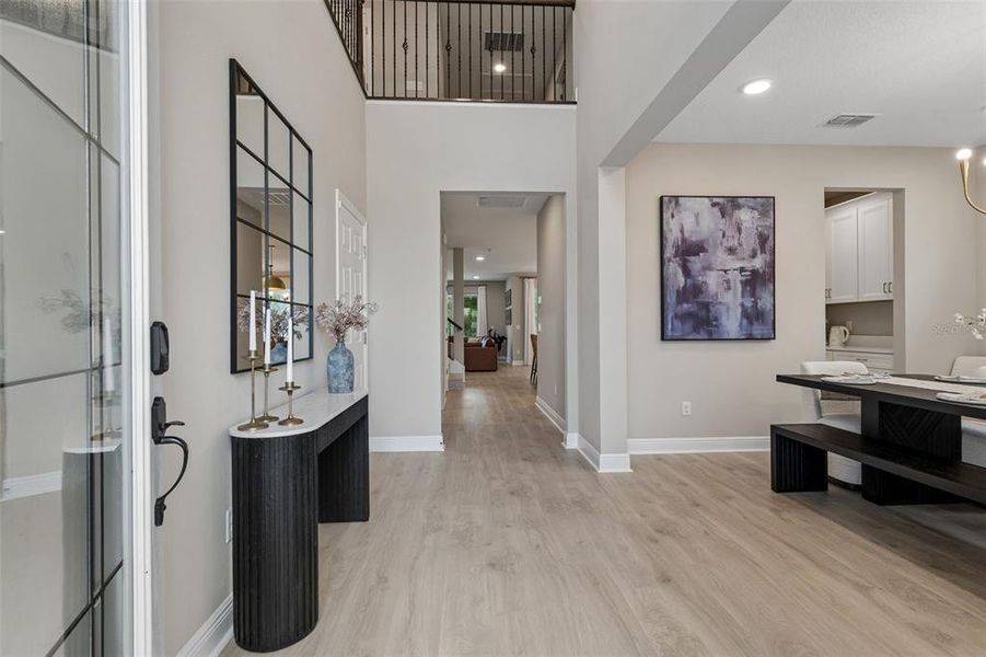 Furnished interior view inside a new home in Whispering Oaks Preserve, Wesley Chapel (Image 29).