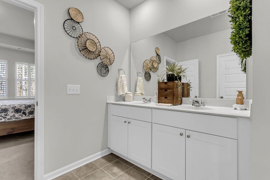 Furnished interior view inside a new home in Sweetgrass at Summers Corner: Arbor Collection, Summerville (Image 28).
