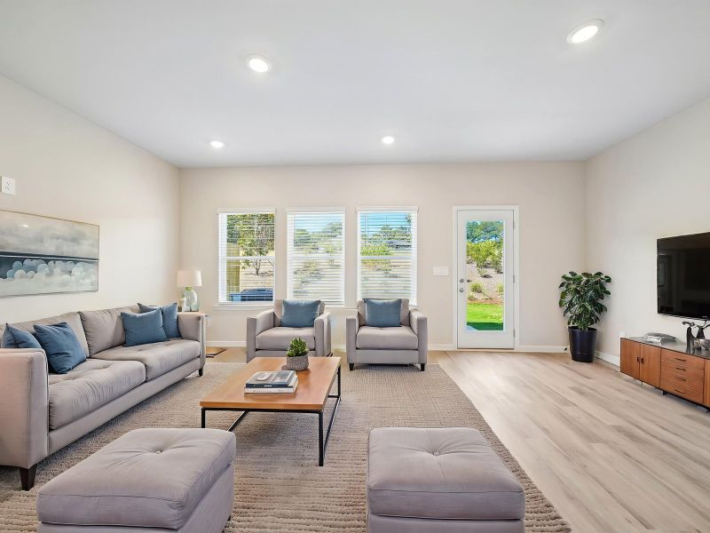 Furnished interior view inside a new home in Brooks Lake, Loganville (Image 3).