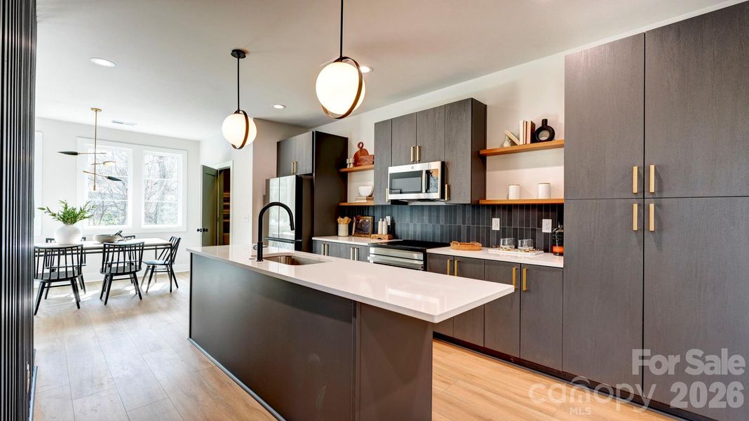 Furnished interior view inside a new home in , Charlotte (Image 7).