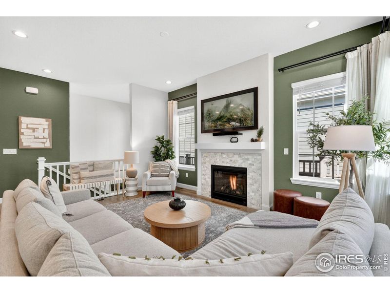 Furnished interior view inside a new home in Westerly, Erie (Image 38).