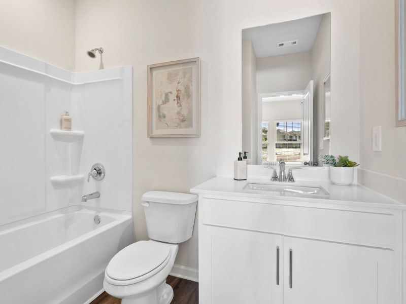 Furnished interior view inside a new home in Harmony Manor, Fairburn (Image 18).