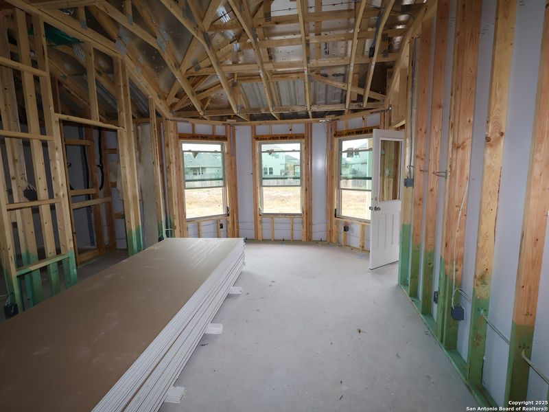 In-progress construction of a new home in Winding Brook, San Antonio, TX (Image 23).