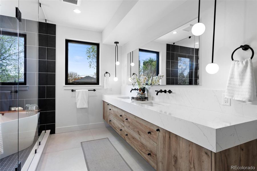 Furnished interior view inside a new home in , Denver (Image 17).