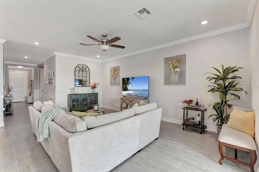 Furnished interior view inside a new home in , Nokomis (Image 8).