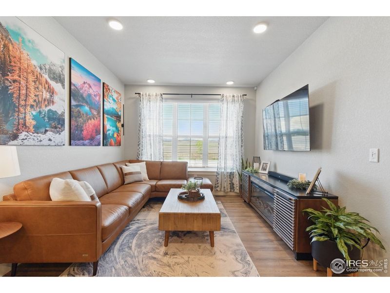 Furnished interior view inside a new home in , Loveland (Image 6). Furnished interior view inside a new home in , Loveland (Image 6).