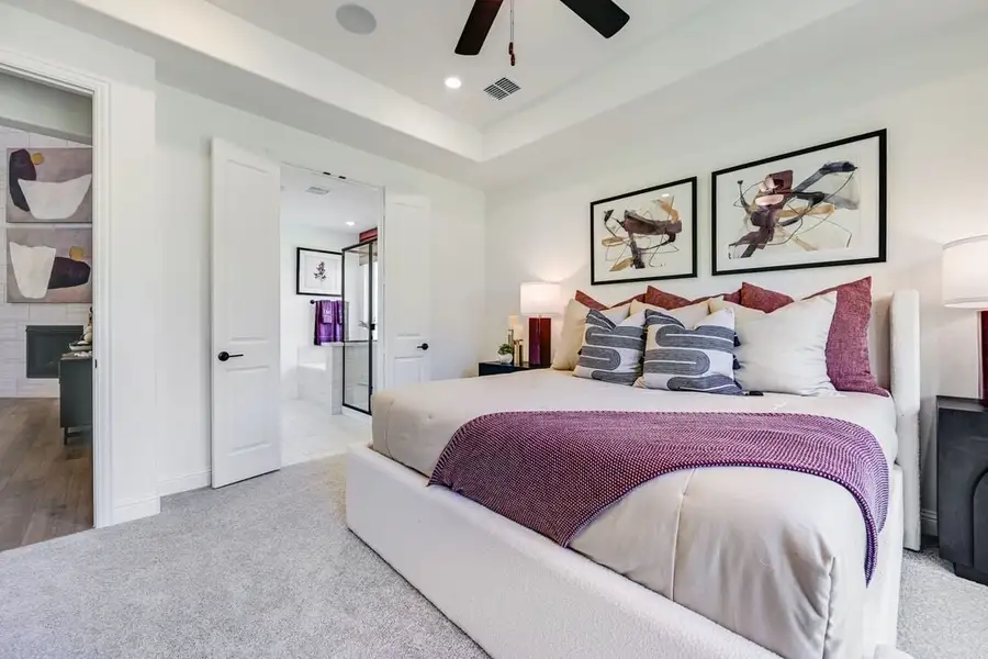 Furnished interior view inside a new home in South Oak, Lakewood Village (Image 3).