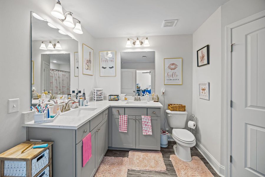 Furnished interior view inside a new home in , Meggett (Image 6).