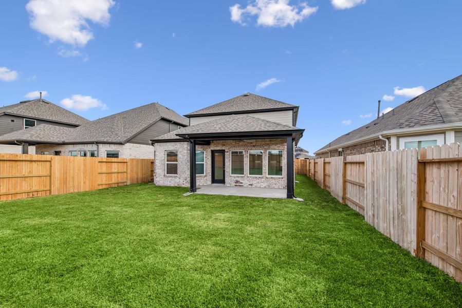 Exterior details and patio area of a home in Marvida, Cypress (Image 3). Exterior details and patio area of a home in Marvida, Cypress (Image 3).