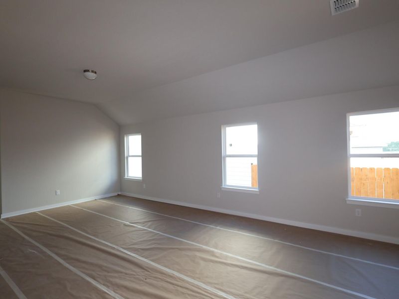 In-progress construction of a new home in Cascades at Onion Creek, Austin, TX (Image 6).