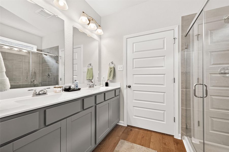 Furnished interior view inside a new home in Mill Creek Trails, Magnolia (Image 33).