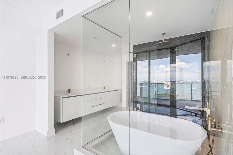 Furnished interior view inside a new home in Aria Reserve, Miami (Image 12).