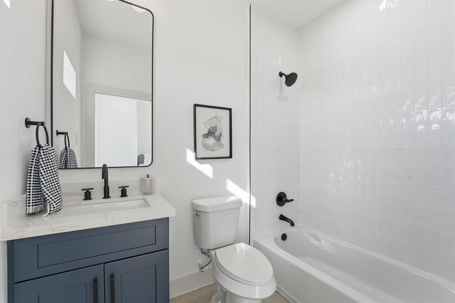 Furnished interior view inside a new home in , Houston (Image 6).