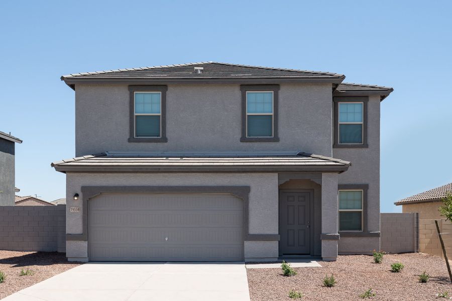 Representative exterior photo of a completed home built from the Supernova by Starlight Homes in Stonebridge Manor, Waddell, AZ (Image 2).