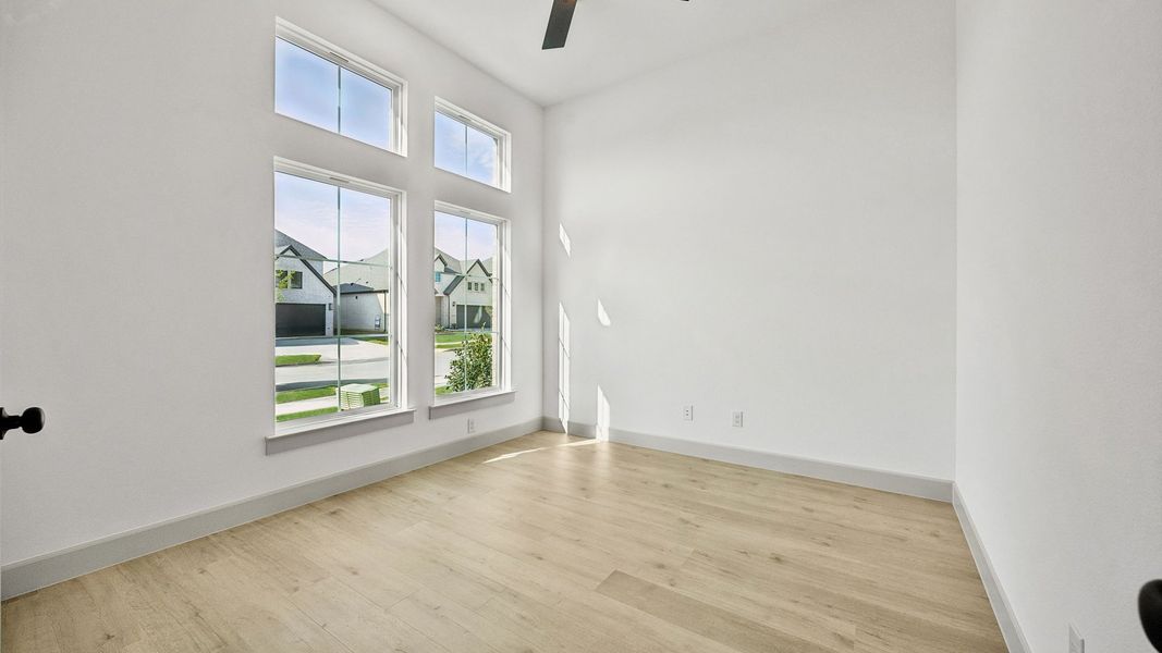 Representative unfurnished interior of a home built from the Orleans II by Normandy Homes in Rainwater Crossing, Celina (Image 16).