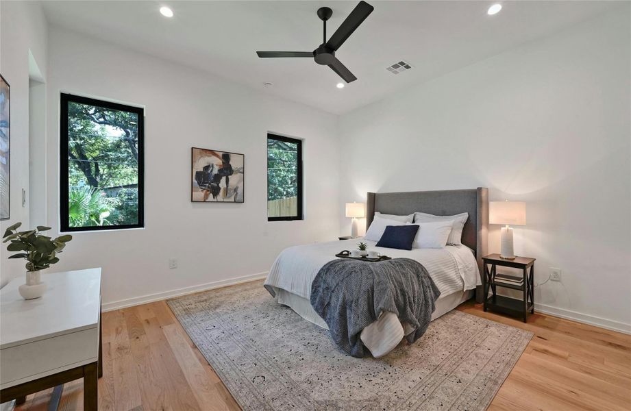 Primary bedroom on main floor