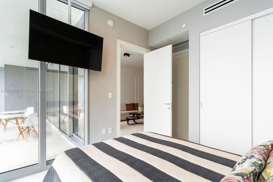 Furnished interior view inside a new home in , Miami (Image 30).