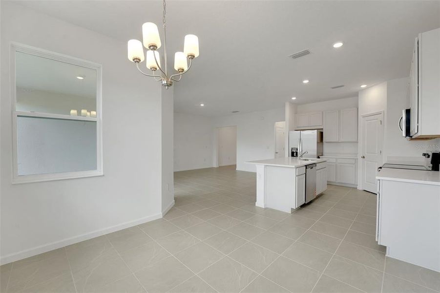Furnished interior view inside a new home in Cypress Park Estates, Haines City (Image 9).