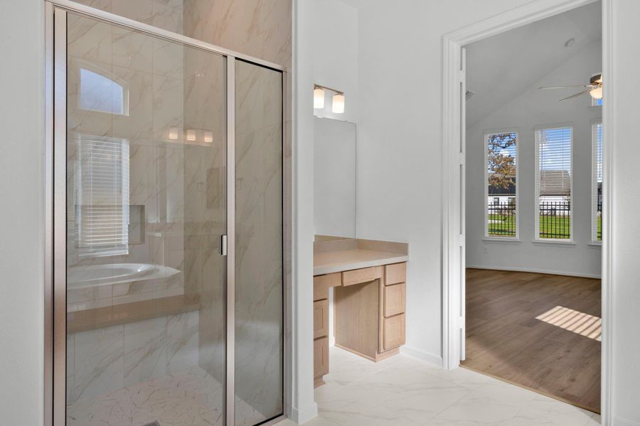 Furnished interior view inside a new home in , Spring (Image 14).