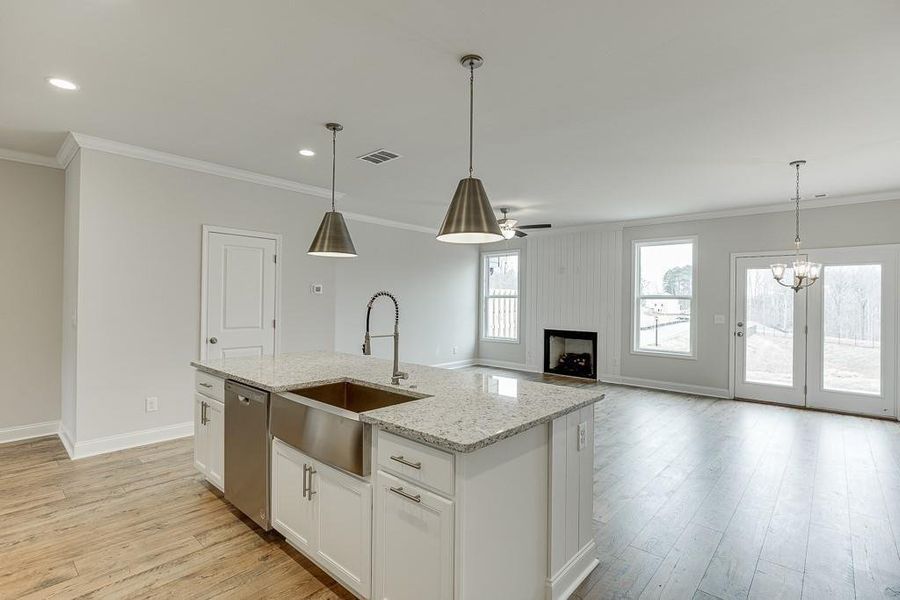 Furnished interior view inside a new home in , Sugar Hill (Image 5).