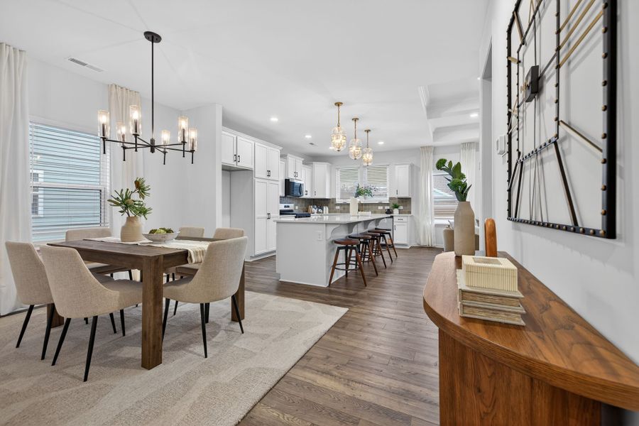 Furnished interior view inside a new home in Edgewater - The Cottages, Lancaster (Image 8).
