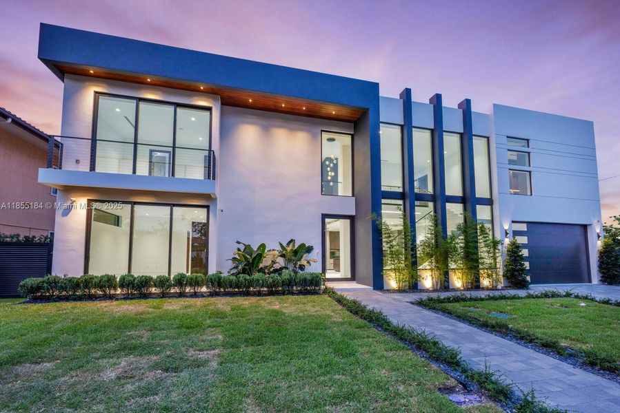 Front exterior of a new home in , Miami, FL, highlighting curb appeal (Image 28). Front exterior of a new home in , Miami, FL, highlighting curb appeal (Image 28).