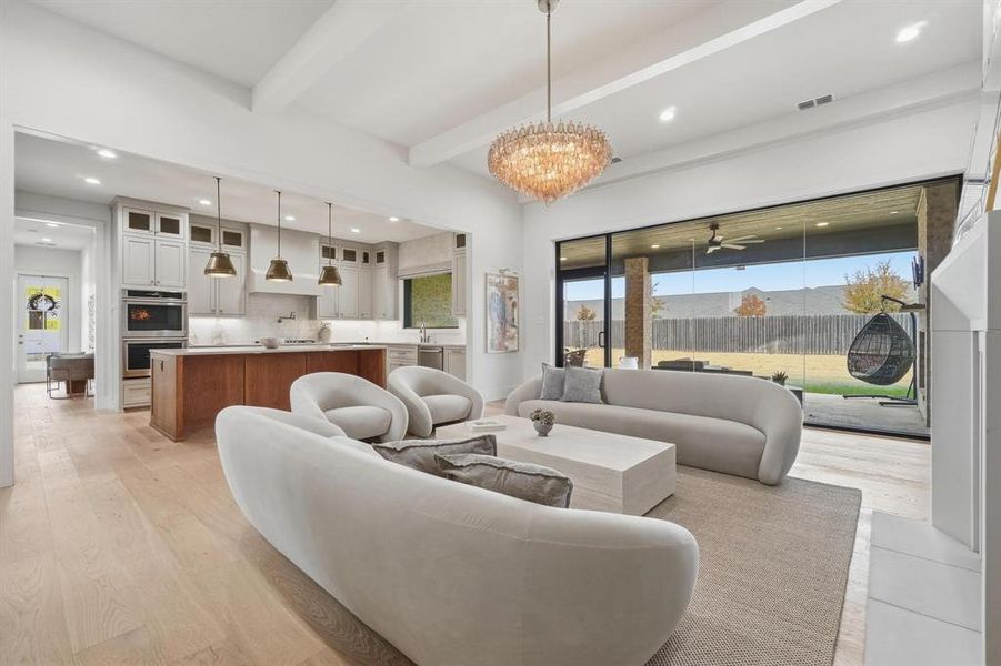 Furnished interior view inside a new home in , Abilene (Image 11).