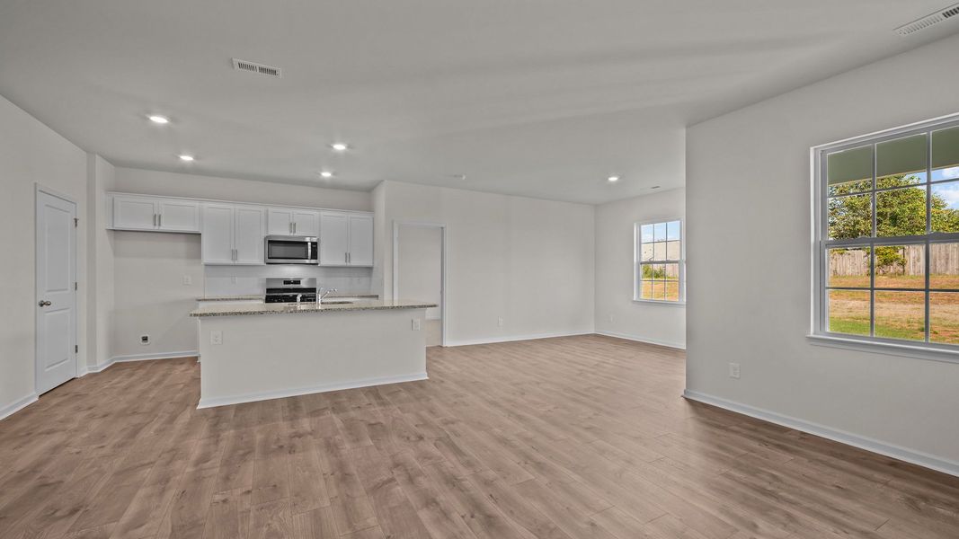 Representative unfurnished interior of a home built from the ARIA by D.R. Horton in Bedford Place, Wilson (Image 14). Representative unfurnished interior of a home built from the ARIA by D.R. Horton in Bedford Place, Wilson (Image 14).